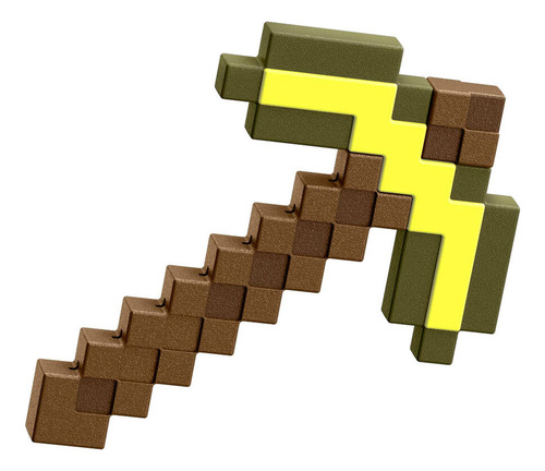 Brinquedo Minecraft Picareta De Ouro 35cm - Mattel Jcv18