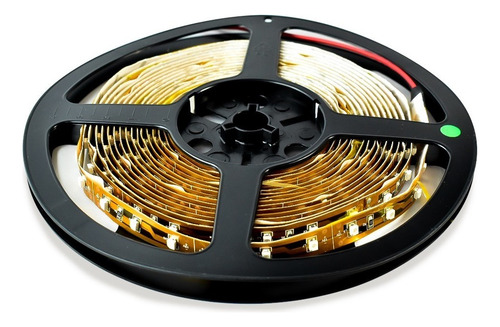 Tira Led 3528 Cinta Flexible Rollo 5 Metros Para Interiores Luz Verde