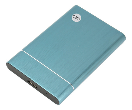 Disco Duro Externo Portátil Azul De 500 Gb Y 2,5 Pulgadas, U
