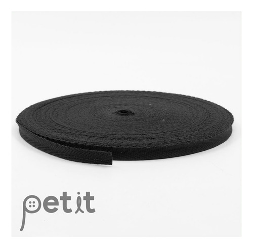 Cinta Hilera Liviana 11mm X50m Color Negro Marca Arco Iris