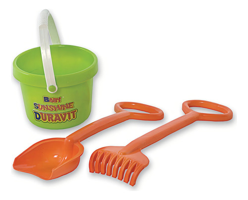 Balde Grande Con Pala Y Rastrillo Med. Duravit Ploppy 185561