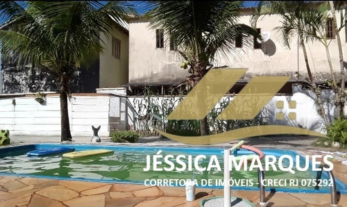 Imagem 4 de 14 de Casa 2 Quartos, Área Gourmet E Piscina Em Unamar - Cf - P01