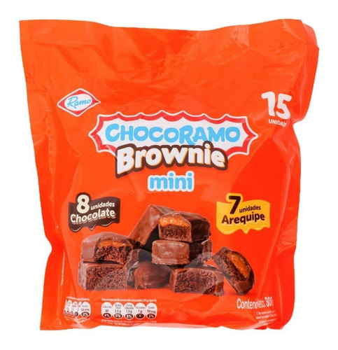 Imagen 1 de 1 de Chocorramo Brownie Mini X 15 Und - g a $37