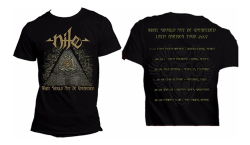 Nile - What Should Be Unheartherd Tour 2017 Remera