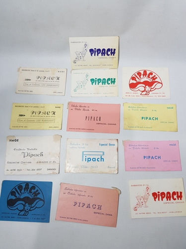 Imagen 8 de 10 de Antiguas Entradas Bailables Boliches 1970 Zona Sur Mag 57956