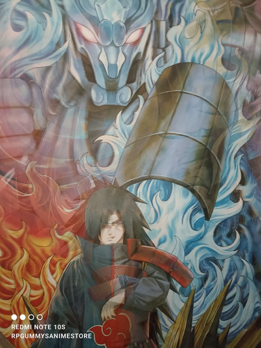 Naruto Shippuden Uchiha Poster Lenticular 3d (Usado)