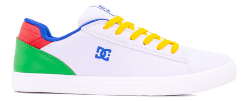 Tenis Dc Shoes Hombre Caballero Skate Casual Blanco Notch 