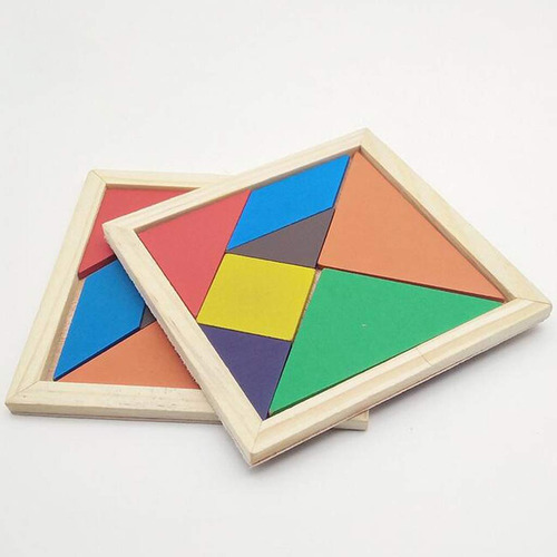 Juego De Mesa, Tangramas 6 Pzs Juego Para Creatividades