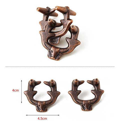 5 Tipos / Juego Retro 3d Lock Juguetes Rompecabezas Estilo 1