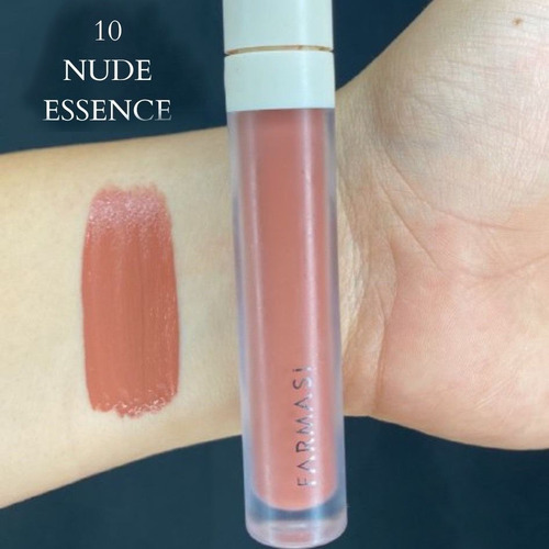Labial LĂquido Mate Farmasi 10 Nude Essence 7ml