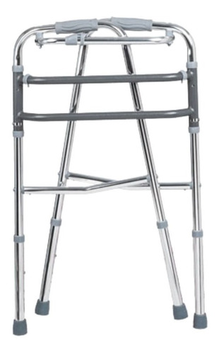 Imagem 2 de 8 de Andador De Idoso Aluminio Fixo Articulado Dobravel