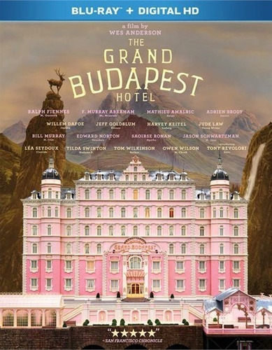 The Grand Budapest Hotel - Wes Anderson - Blu Ray