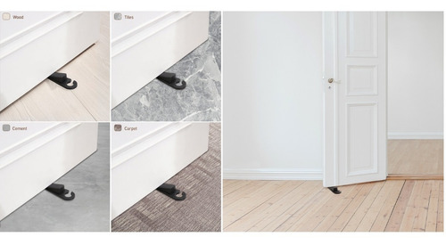 Imagen 4 de 4 de Cuña Para Puerta Tope Tranca De Seguridad Hogar