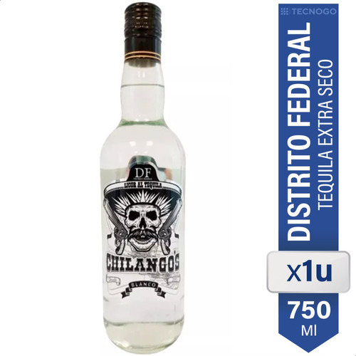 Tequila Df Blanco Distrito Federal 750ml Extra Seco