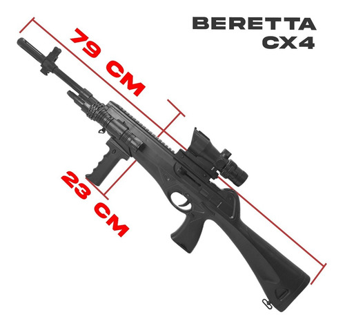 Rifle Fusil Airsoft Beretta Cx4 Replica Resorte 6 Mm Ct