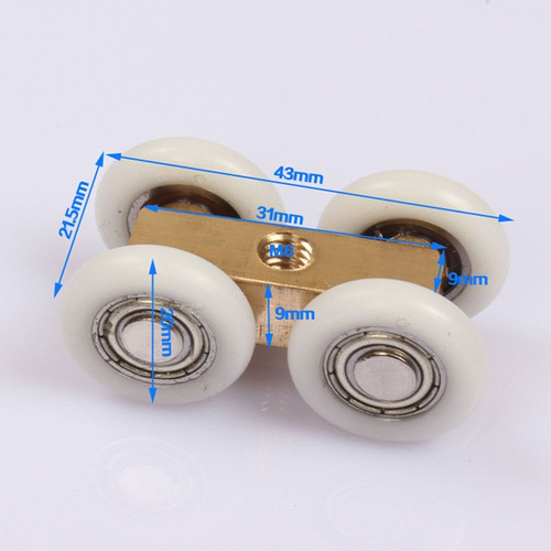 Para Rodillo De Puerta Corredera Ajustable De 2 Piezas