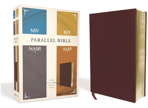 Libro Niv, Kjv, Nasb, Amplified, Parallel Bible, Bonded L...