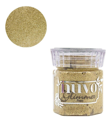 Nuvo Pasta Texturizar Plantillas Estenciles Dorado Brillo Or