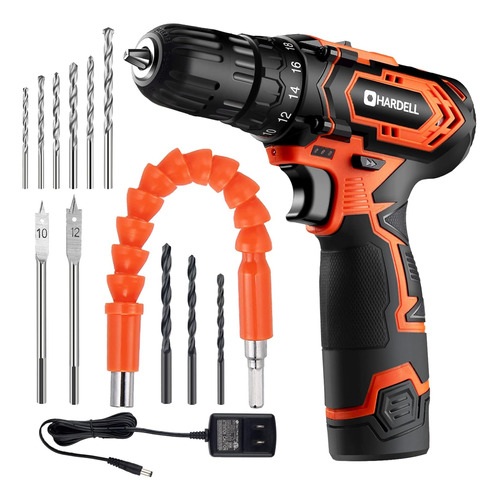 12v Drill/driver Set,  Cordless Drill With 15pcs Access...