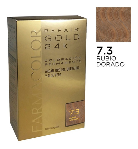 Farmacolor R Gold Rub. Dorad N° 7.3 X 1 Estuche. De Fábrica.