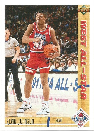 Barajita Kevin Johnson All Star Upper Deck 1991-92 #59 Suns