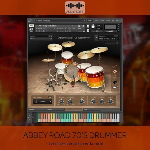 Librerias Kontakt - Abbey Road 70s Drummer