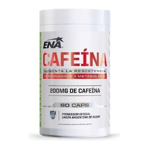 Cafeína Ena Aumenta Resistencia Y Metabolismo 60 Caps Fctr