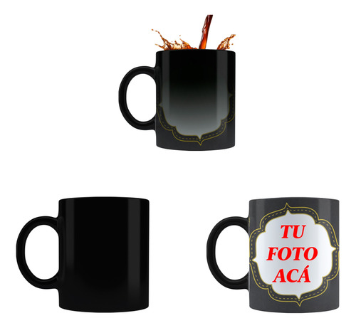 Regalo Original Para Navidad Taza Mágica Termosensible