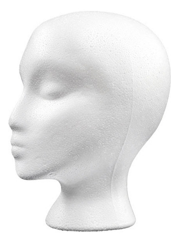 Cabeza De Peluca De Espuma, Sombrero Femenino, Gafas, Cabeza