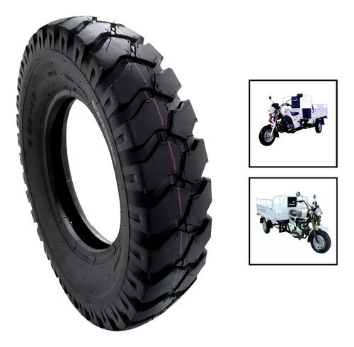Llanta 5.00-12 Para Motocarro Carga Pesada 515kg 8 Capas