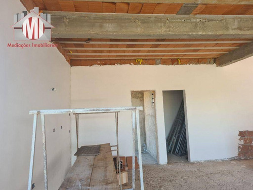 Belíssima Casa De Campo Em Fase De Construção, Com 2 Dormitórios, Piscina, Linda Vista, À Venda, 1000 M² Por R$ 450.000 - Zona Rural - Pinhalzinho/sp - Ch0846