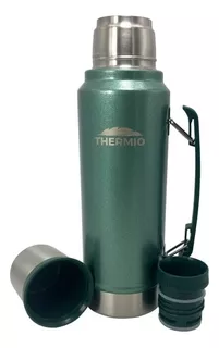 Termo Thermio 1 L Pico Cebador Uso Extremo de acero inoxidable 1L verde