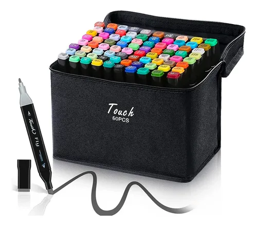 comprar Marcadores Doble Punta Plumones Punta Pincel Touch 60 Colors comprar Marcadores Doble Punta Plumones Punta Pincel Touch 60 Colors