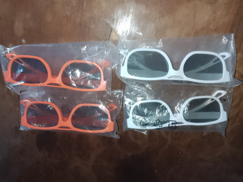 Lentes 3d Lg Ag-f200 Valor X 4 Anteojos (Usado)
