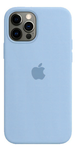 Capa Capinha Silicone Para iPhone 13 Max Cor Azul Bebê 13 Pro Max