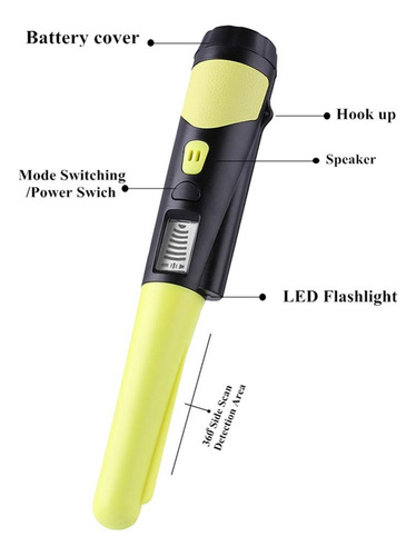 Detector De Metales Portátil Finder Probe, Timbre, Resistent