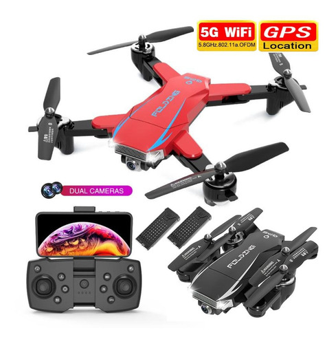 Drone Semi Profesional Gps Dual Cámara Wifi 5g A18 + Estuche