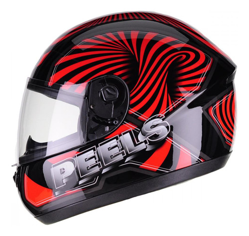 Casco Moto Integral Peels Spike 3d Visor Simple