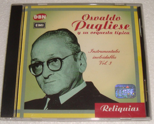 Osvaldo Pugliese Instrumentales Inolvidables Cd Excel. Kkt 