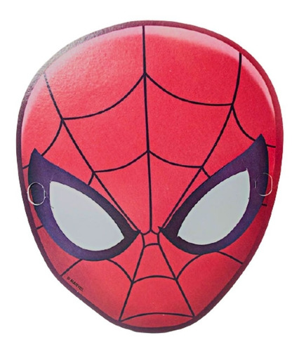 Antifaz Spiderman Cartón Cotillón X 20 Unidades