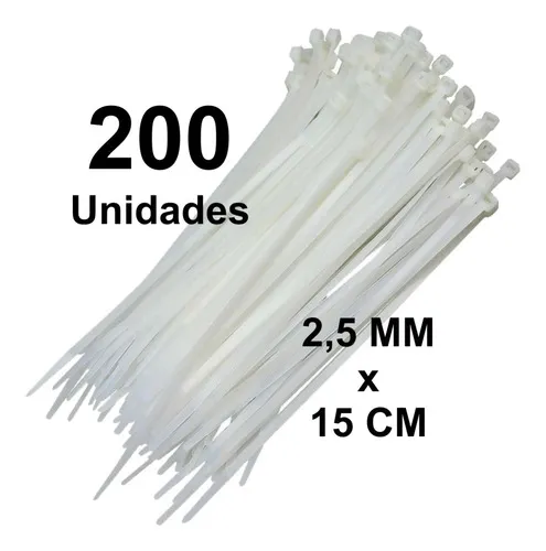 Pinza Helerman 1,0x2,5x100mm 400 unidades al por mayor color blanco