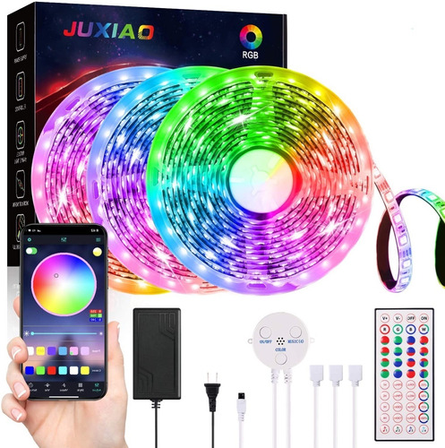 Cinta Led Rgb  Con Bluetooth + Control 