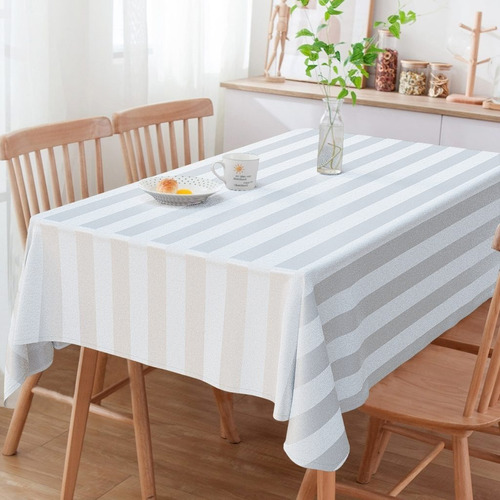 Toalha De Mesa Retangular Branca Jacquard 1.80m X 1.40m