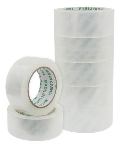 12 Rollo Cinta De Embalaje Transparente 100m*45mm Resistente