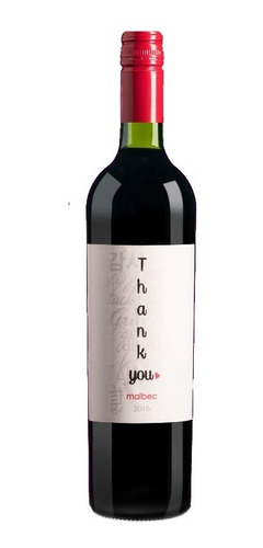 Vino Thank You Malbec Bodegas Bórbore 750ml Local