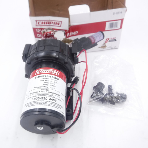 Chapin 12v/3.0 Gpm Diaphragm Pump For Atv's Marine, Ccz
