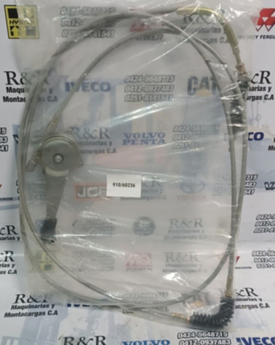 Cable Conjunto De Acelerador Retroexcavadora Jcb 4cx