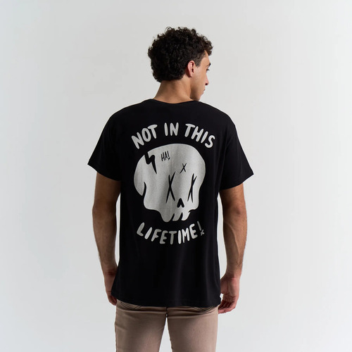 Remera Pimpum Original - Not In This Life Time - Negro