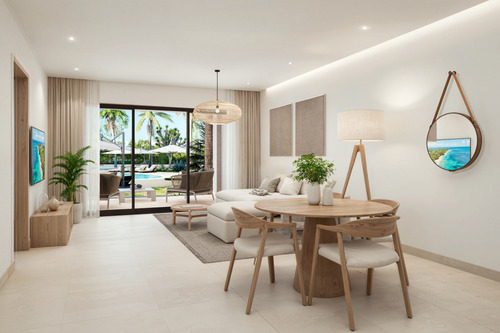 Venta De Apartamento Amoblados En 1era Línea De Playa Las Terrenas. Entrega 2027