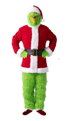 Disfraces Navidad Juego De Rol Ropa Santa Claus Grinch Monst